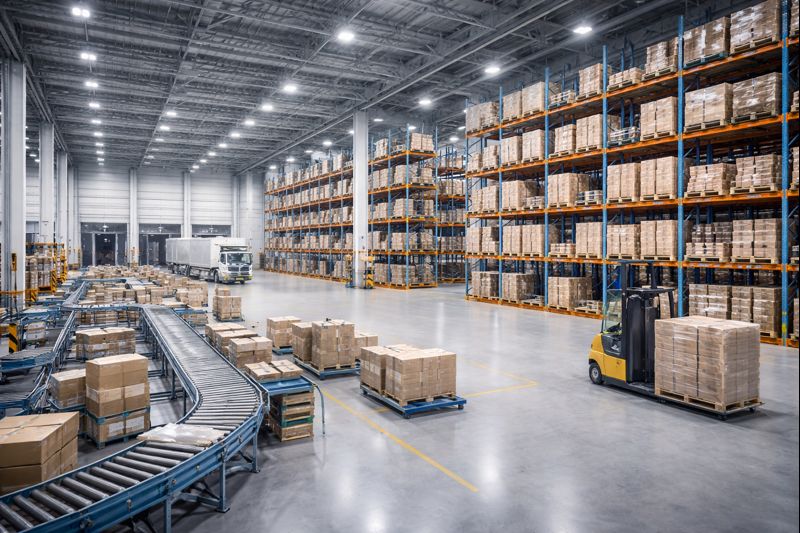 Warehouse design and logistics infrastructure